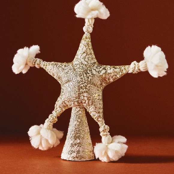 NWT Anthropologie Lyra Star Christmas Tree Topper - Picture 2 of 2